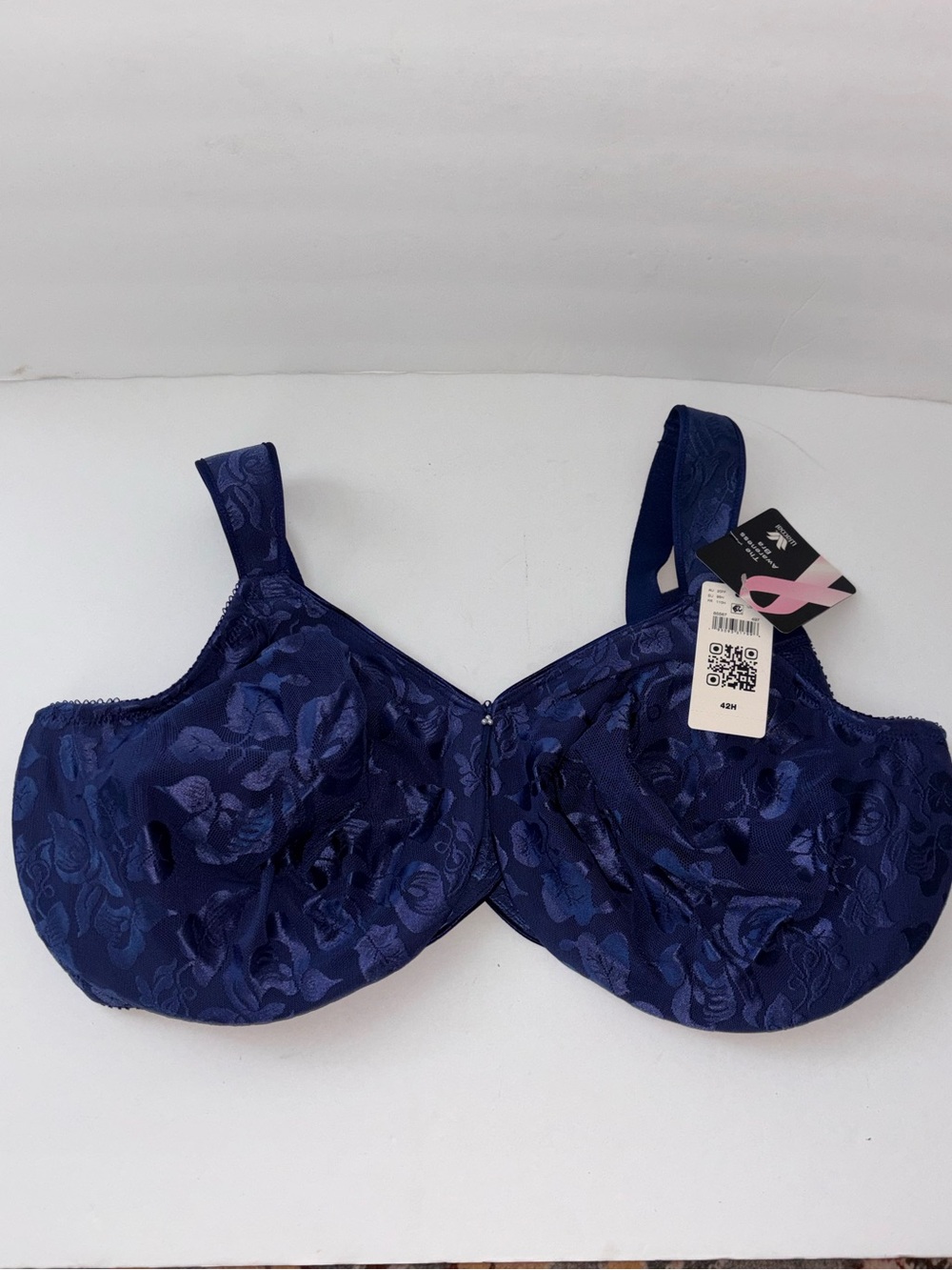 Wacoal Awareness Bra Full Coverage Underwire Sz 42H Blue New NWT